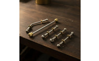 5 Pieces Slender Linkage Rods with Eyelet Ends Compact Hardware for Brass Players