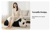 Lying Panda Floor Chair Creative Design Household Furniture Multi-Functional for Families, young children, Nursery