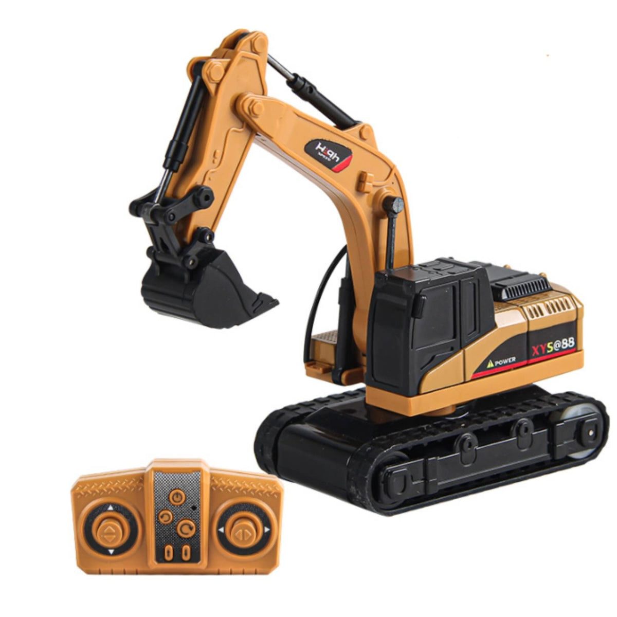 RC Digger Mini Wirelessly Operated Control Digger Multi-Functional for Sandbox