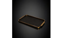 Leather Tray Contemporary Tray with Handles Decorative for Washroom