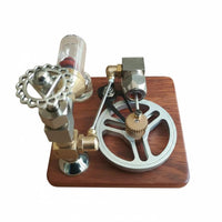 Heat-Driven Engine Model Adjustable Speed Piston Heat-Driven Engine Precision Components for Students, Science Fair