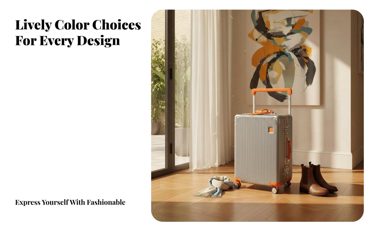 hard-sided Protection Aluminum Frame Trolley Wide Telescopic Handle Hardside hand luggage Reinforced Corners Suitcase Organized Interior for Frequent travelers, holidayers, Business Professionals, holiday, short journeys, Airport, Hotel