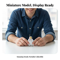 1:64 Miniature Astronaut Figure Collectible 1:64 Miniature Astronaut Figurine Taikonaut Model High Intricacy Miniature Astronaut