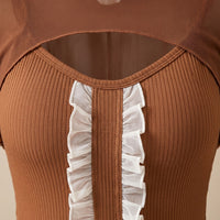 Swimsuits for Women with a Modest Swim Dress Design and Padded Bra, Long Sleeve for Water Sports and Aerobics