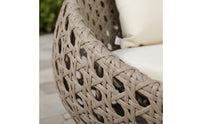 Rattan Sofa Set Weather-Resistant PE Rattan Furniture Set Woven Outdoor Sofa Resistant Waterproof for Garden, Balcony
