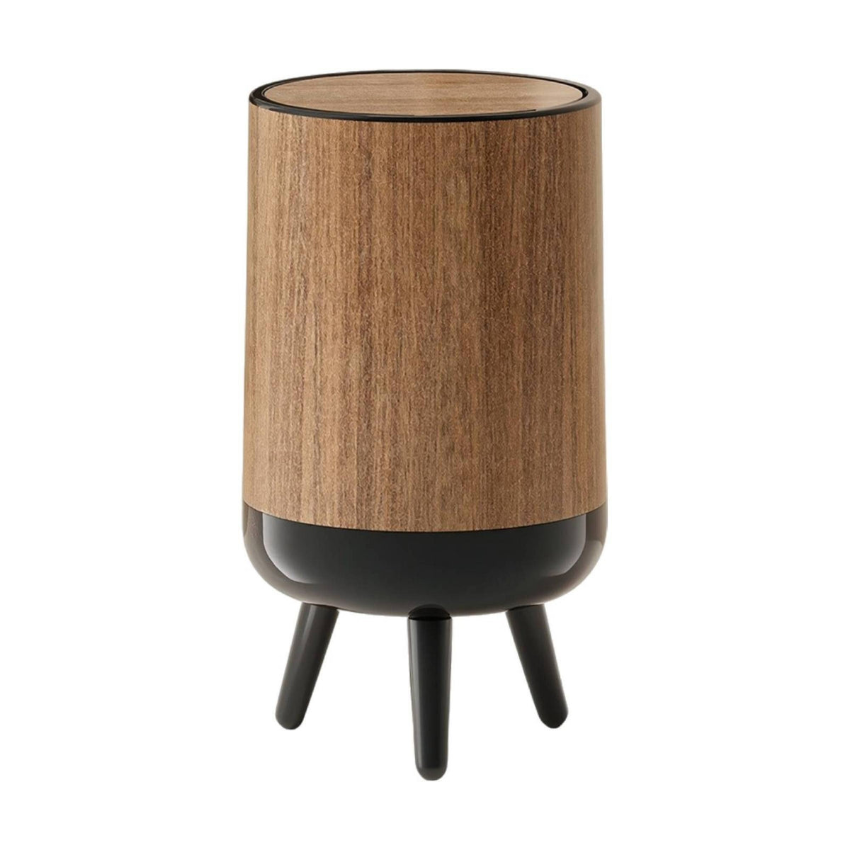 Trash Can with Legs Easy to Clean Elevated Waste Bin Sleek for Living Room