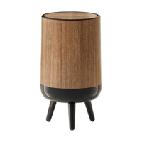 Trash Can with Legs Easy to Clean Elevated Waste Bin Sleek for Living Room