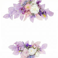 Wedding Welcome Sign Lightweight Wedding Board with Flowers Elegant Unique for Brides, Reception, Bridal Shower
