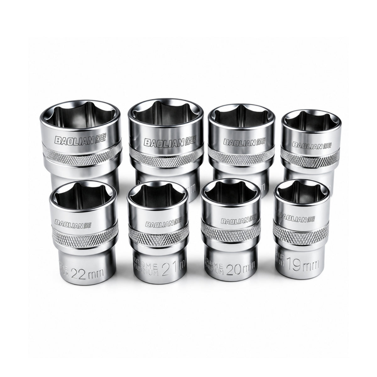 8 Pieces Hex Socket Head Knurled Hex Socket Hardened for Garage