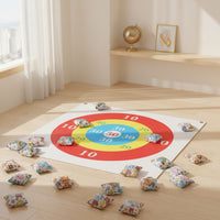 Hanging Target Toss Game with Numbered Target Board with Easy to Learn Sandbag Toss Game Simple for Indoor