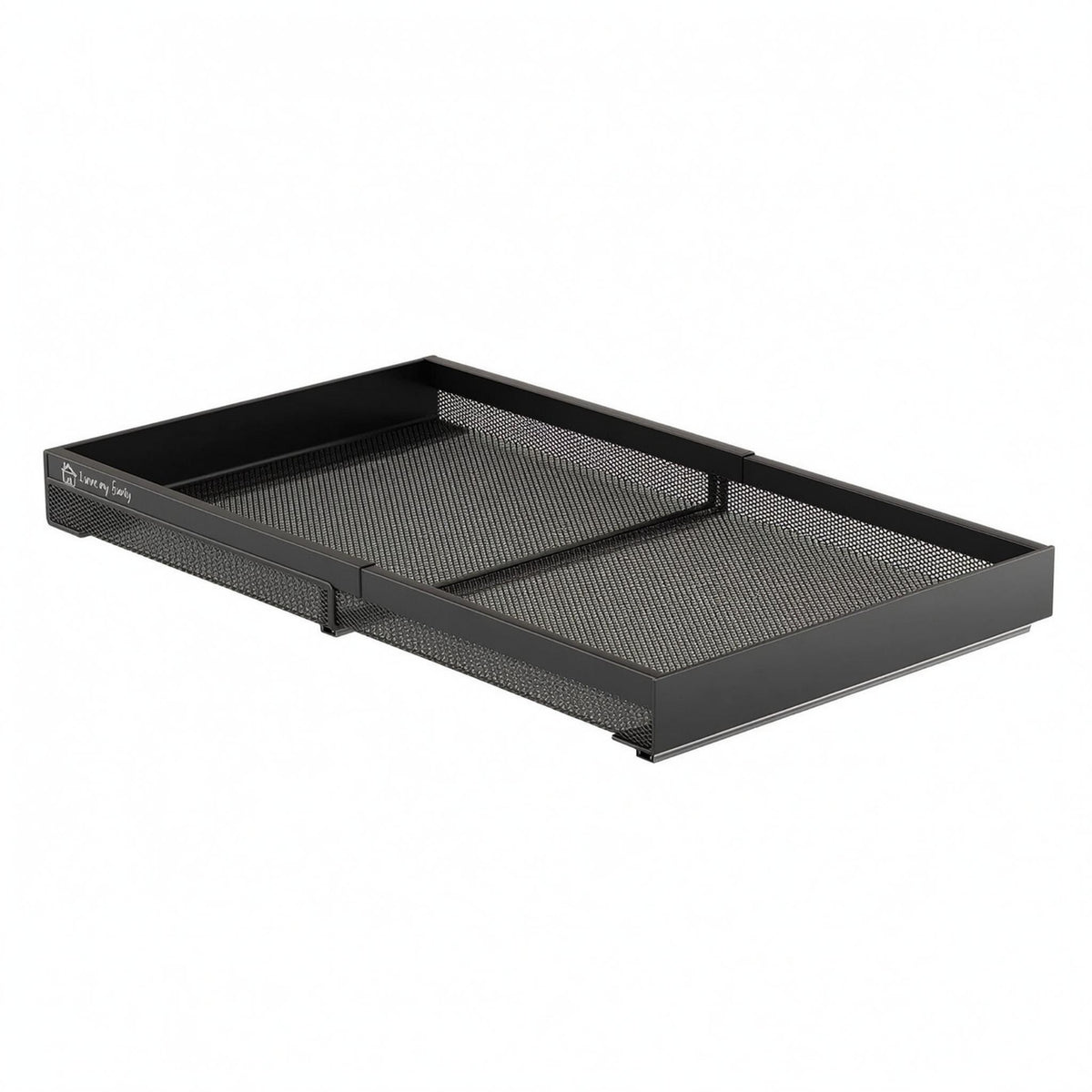 Sliding Basket Organizer Carbon Steel Pull-out Basket Mesh Base Cabinet Organizer