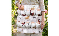 Egg Gathering Apron Cute Egg Collecting Apron Adjustable Long-Lasting for Homesteaders, Chicken Coop, Backyard Farm