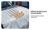Silver-Tone Hinge Pin and Bushing Kit Durable Door Hinge Pin Kit Auto Parts Easy to Install