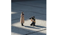 Interview Scene Model 3D Printed 1:64 Scale Figures Realistic Figurines for Collectors