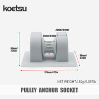KOETSU PVC Anchor Base for Inflatable Paddle Board