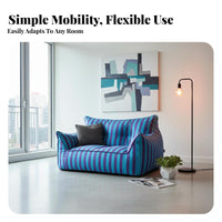 Comfortable Teardrop Bean Bag Chair Soft Texture Floor Seating Lightweight Indoor Furniture Removable Cover for Children, Students, Playroom, Living Room, study corner, Lounge Area