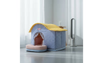 Air-Conditioned Pet House No Electricity Needed Cooling Pet House Portable for Cats, Hot Weather