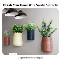 Geometric surface Plant Holder Nordic and design Geometric Wire botanical Holder Minimalist Design Hanging Vase for Office Workers, Living Room, Hallway, Bedroom