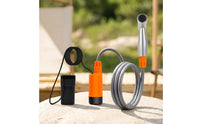Electric Camping Shower Handheld Shower with Submersible Pump Chargeable for , Journeyers, Outdoor Washing, Car Trips