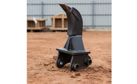 Mini Digger Scarifier Heavy Duty Mini Digger Ground Splitter Anti Backhoe Scarifier for Landscapers, Farmers, Roadwork