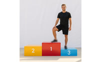 Three-Step Stage Stepped Athletic Stage Rectangular for Sports Competition