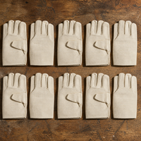 Thickened Canvas Work Gloves Heat Resistant Welding Safety Gloves