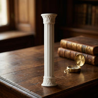 Matte White Roman Column Decorative Classical Column Classic Roman Pillar Architectural for Photographers, Desktop Styling, Photography Studio