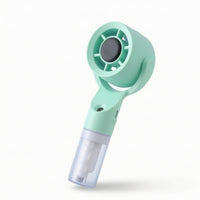 Compact Handheld Misting Fan Mini Portable Fan with Water Reservoir 3-Speed Cordless for Travelers