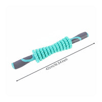 Post-Workout Recovery Muscle Massage Stick Portable Handheld Roller Massager Ergonomic Grip Gear Roller Stick for Athletes, Runners, Home, Gym