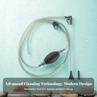 Gravel Cleaner Manual Aquarium Siphon Safe Intake Filter for Tanks