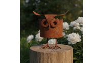 Bird Planter Weathered Bird Garden Statue Weather Resistant Plant Pot with Drainage Hole for Patio, Tabletop