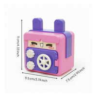 Piggy Bank with Password Lock Mini Password Coin Bank Currency Box Fun for Children, Bedroom, Playroom