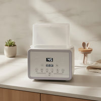 2-in-1 Bottle Warmer with Sterilizer Two-functionFunction Bottle Warmer Easy to Use Appliance Digital for Parents, Infants, Nursery, Kitchen