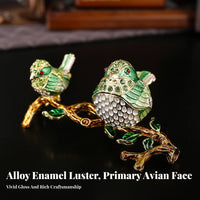 Mini Bird Trinket Box Small-Item Storage Home Decor Highlight