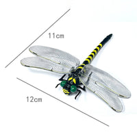 Chemical-All-Natural Simulation Dragonfly Toy Lightweight Realistic Dragonfly Figure Multiple Attachments Model for Campers, Gardeners, Fishermen, Camping, Hiking, Gardening, Fishing