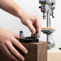 Precise Drilling Woodworking Center Punch High Precision Vertical Hole Drill Guide Adjustable Self Centering Drill Guide Rust Resistant for Carpenters