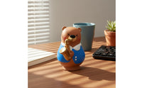 Nesting Doll Design Bear Ornament Musical Instrument Theme for Desktop