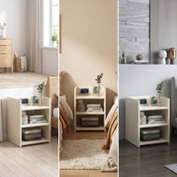 Nightstand Modern Bedside Table Compact Bedside Cabinet for Bedroom, Apartment