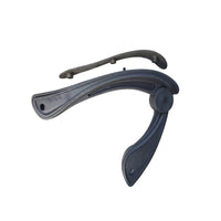 Curved Chair Armrest with Pivoting Joint Slim Armrest Pad with Screws Ergonomic Accessory Comfortable for Gamers