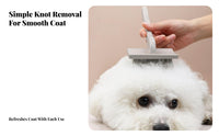 Deshedding Slicker Brush with Metal Pins