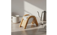 V-Shape Coffee Strainer Holder Easy Access Pour over Strainer Holder Pour-over Papers Storage Rack for Baristas, Cafe