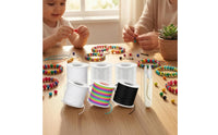1mm Elastic Cord Kit Reusable Elastic String Kit Portable Drawstring Threader