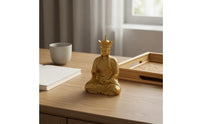 Dizang Bodhisattva Figurine Display Base Dizang Bodhisattva Figurine Good Luck Desktop Buddha Decoration