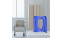 Inflatable Commode Seat Cushion Pressure Relief Toilet Cushion Breathable Inflatable Pad for Elderly, Patients, Hospital Bed