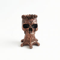 Skull Planter Spooky Skull Pot Tabletop for Desk