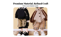 OB11 Doll Shorts Detailed Design BJD Utility Shorts Dressing Up Fun 1/12 BJD Doll Outfit for Hobbyists