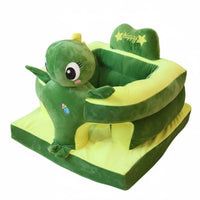 Learn-to-Sit Support Plush creature Floor Seat Anti-Tip Design Plush Sitting Trainer Upright Seating Position Infant Accessory Non-Slip Bottom for Babies 3 months+, Toddlers, Expecting Mothers, Playroom, Nursery, Living Room, Home
