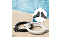 Two-Piece Sand Filter Clamp Collar Threaded Pool Filter Head Clamp 1.5-Inch Molded