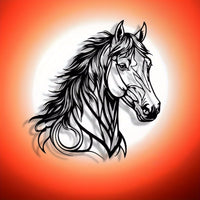 Horse Head Wall Decor Thin Iron Horse Decor Head Decor Long-Lasting Metal