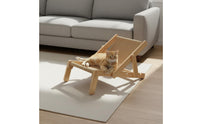 Sisal Cat Lounger Easy Assembly Wooden Cat Scratching Scratching Surface-Resistant Textile Pet Supplies for Cats, Indoor, Balcony